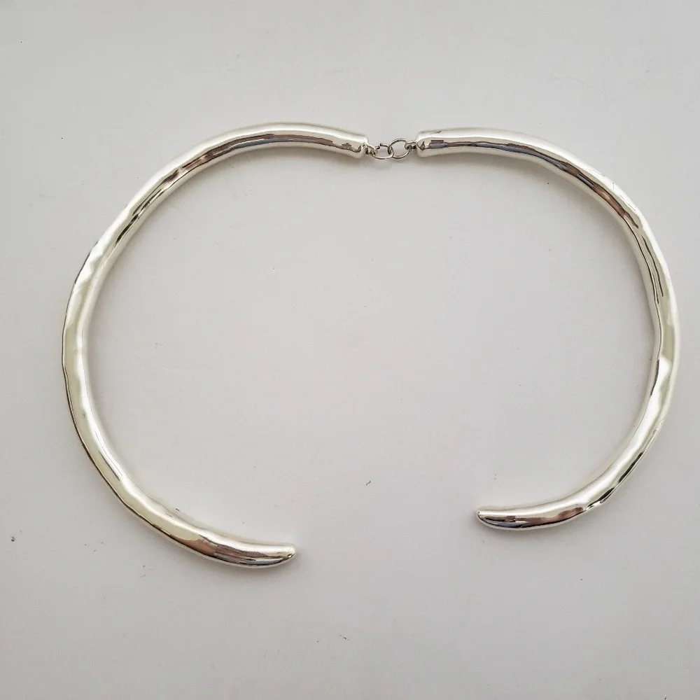 E&L Israel Sterling Silver Electroform Necklace - Picture 6 of 12